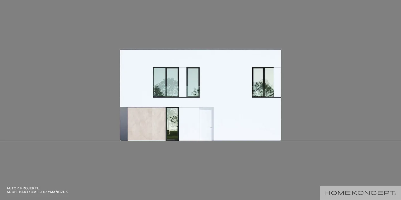 Elewacja boczna prawa