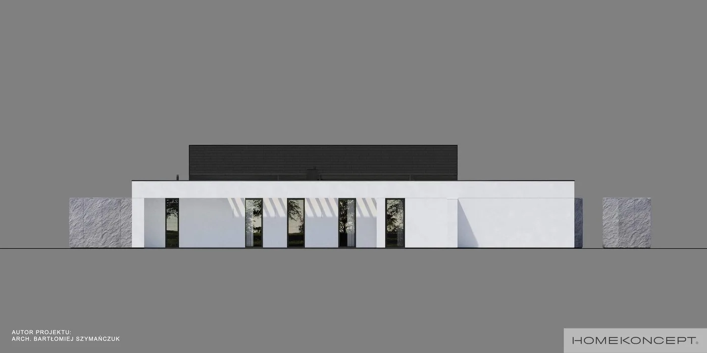 Elewacja boczna prawa