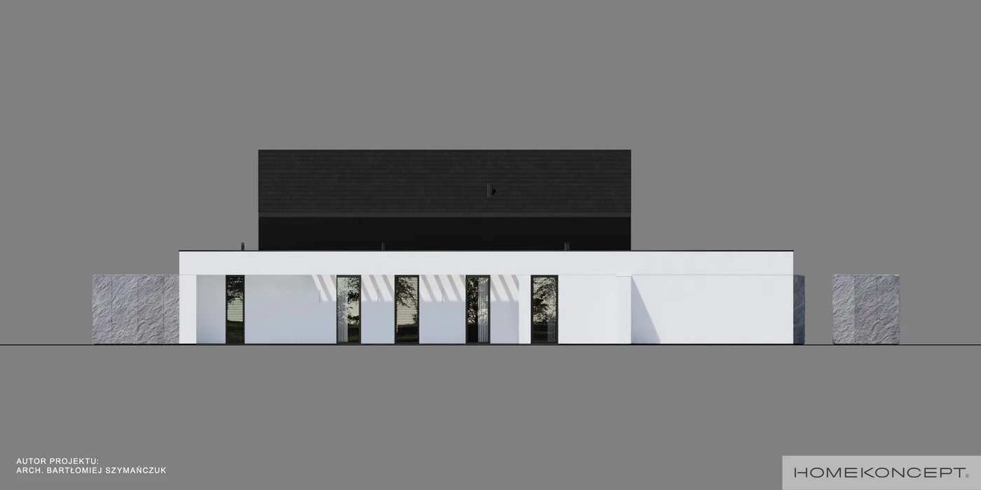 Elewacja boczna prawa