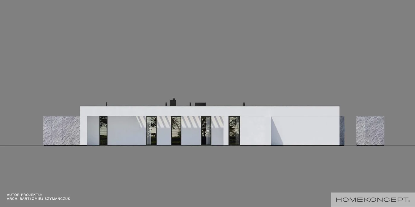 Elewacja boczna prawa