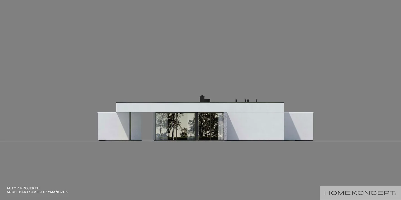 Elewacja boczna lewa