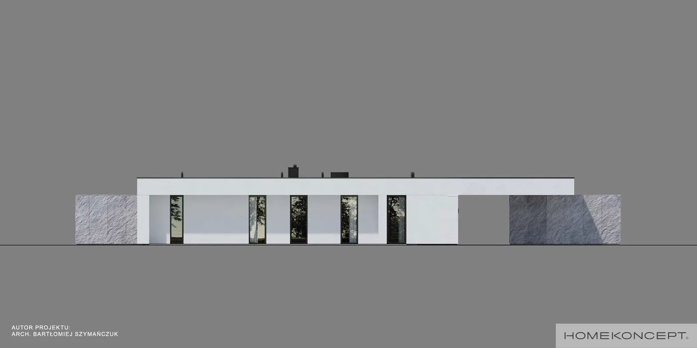 Elewacja boczna prawa