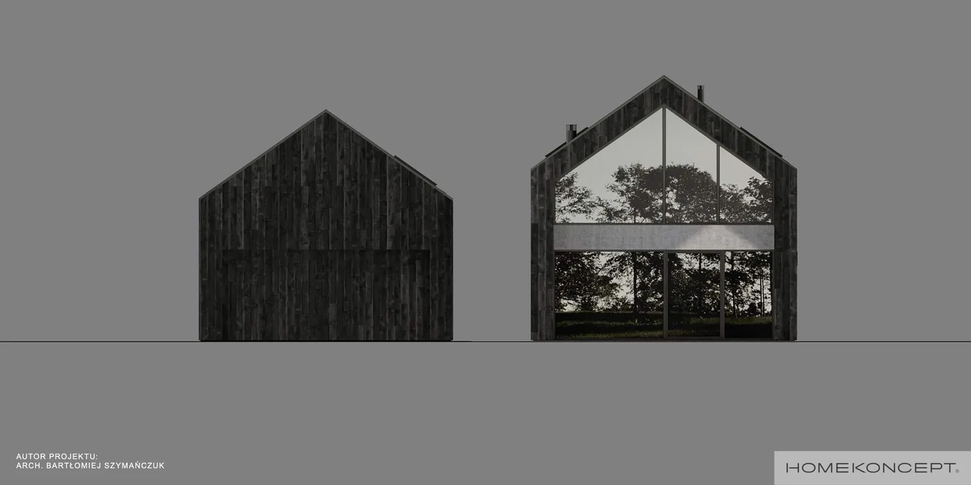 Elewacja boczna lewa