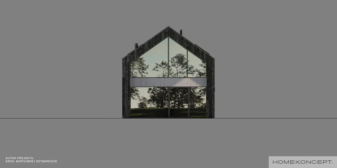 Elewacja boczna lewa