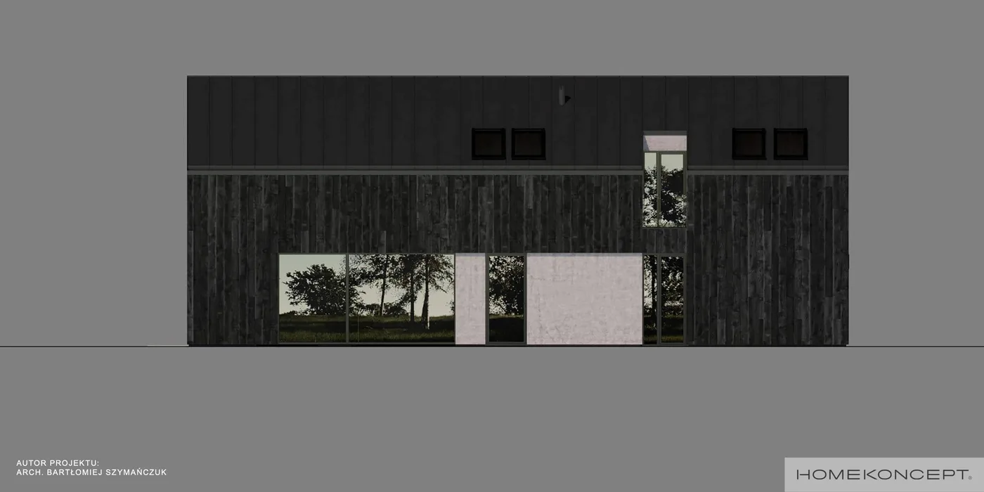 Elewacja boczna prawa