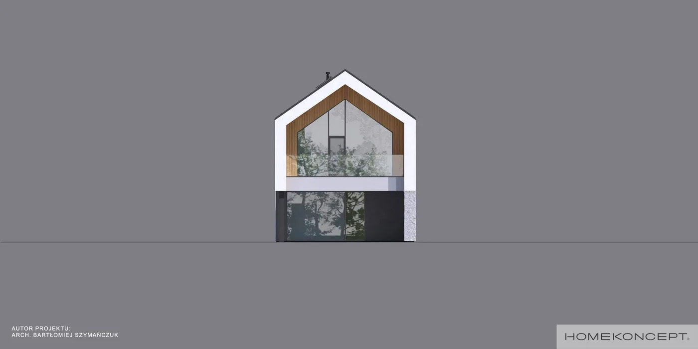 Elewacja boczna lewa