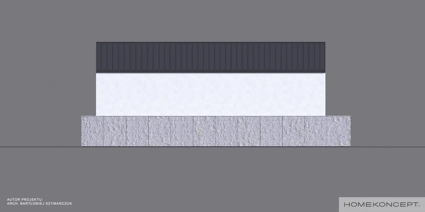 Elewacja boczna prawa