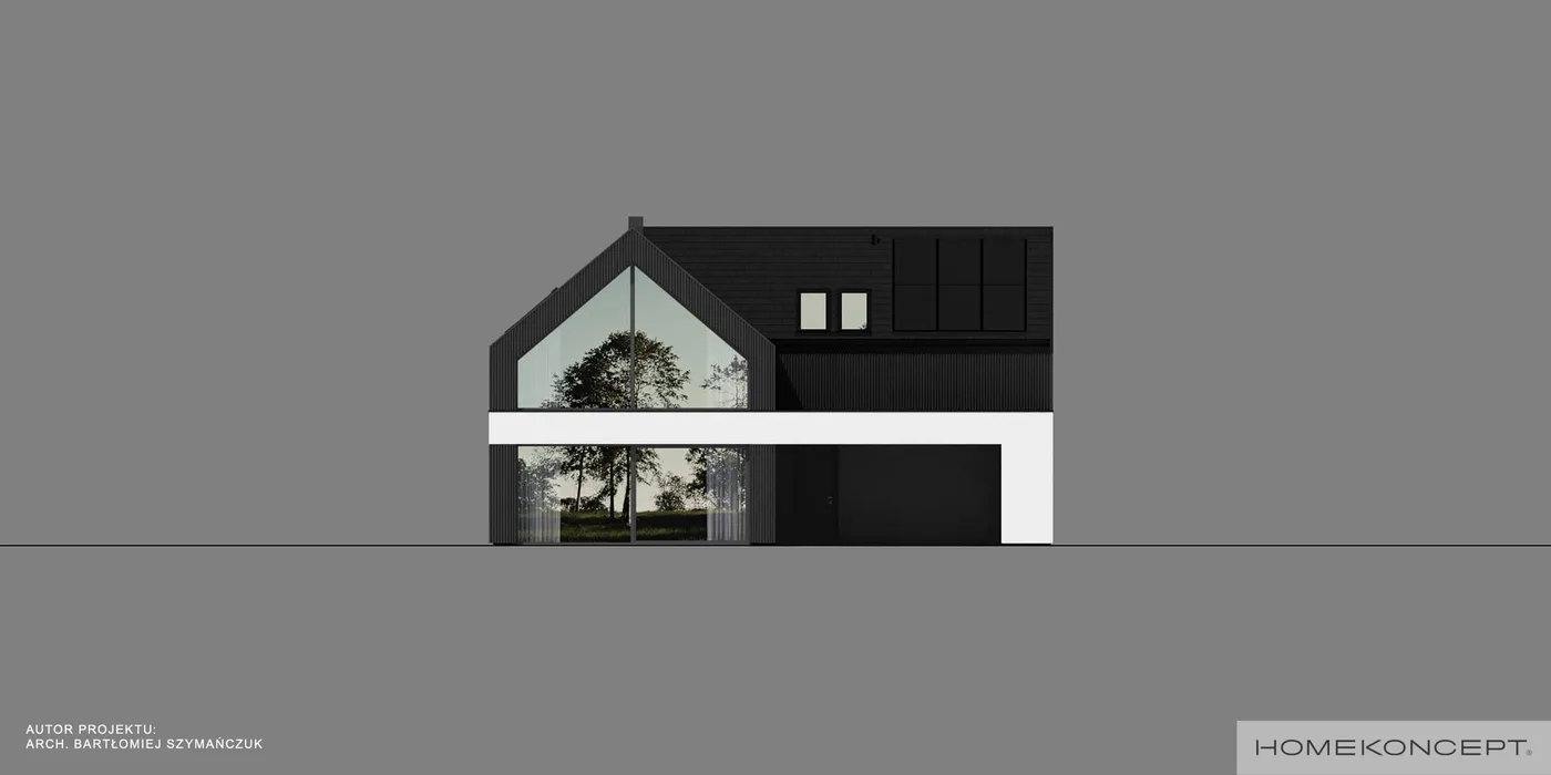 Elewacja boczna lewa