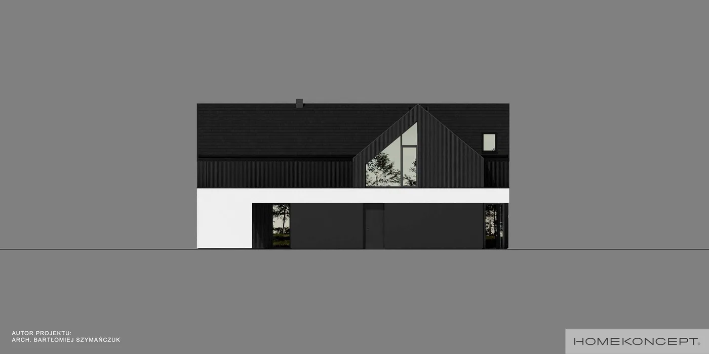 Elewacja boczna prawa