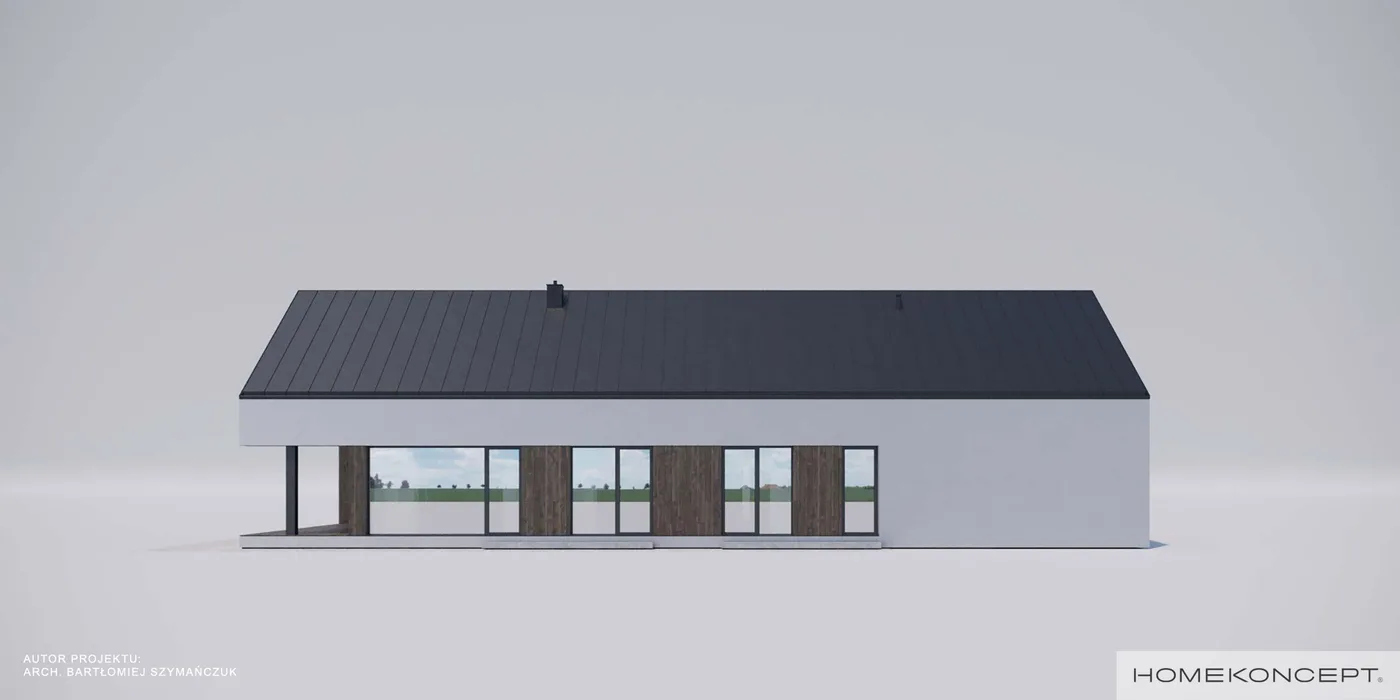 Elewacja boczna prawa