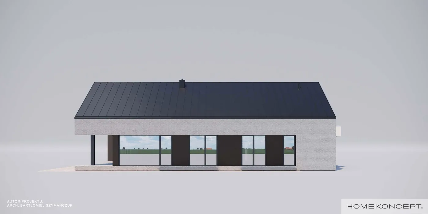 Elewacja boczna prawa