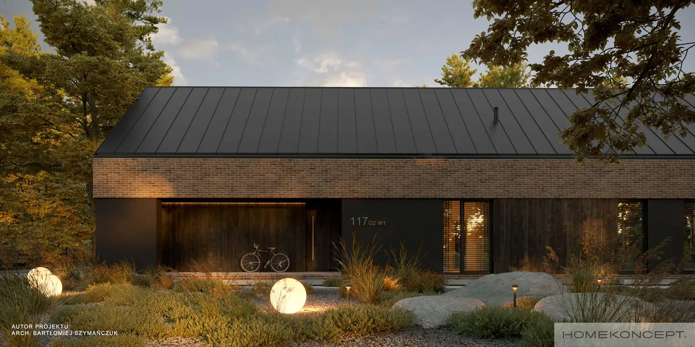 Wizualizacja HOMEKONCEPT 117 G2 wariant 01 - zdjęcie 2