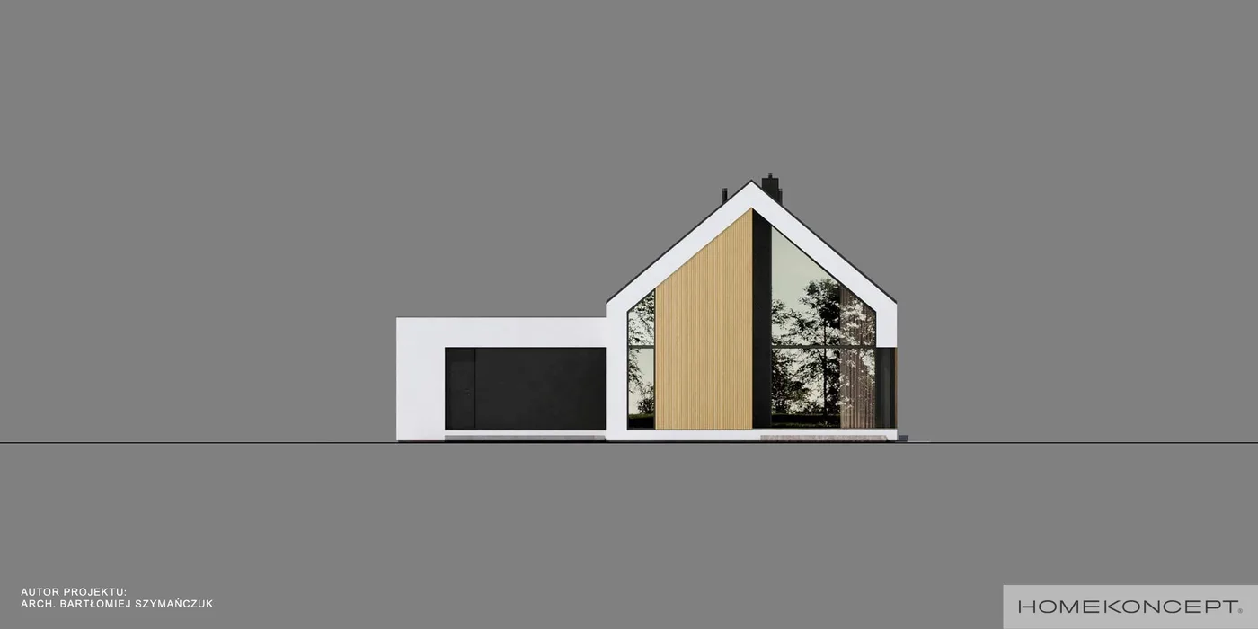 Elewacja boczna lewa