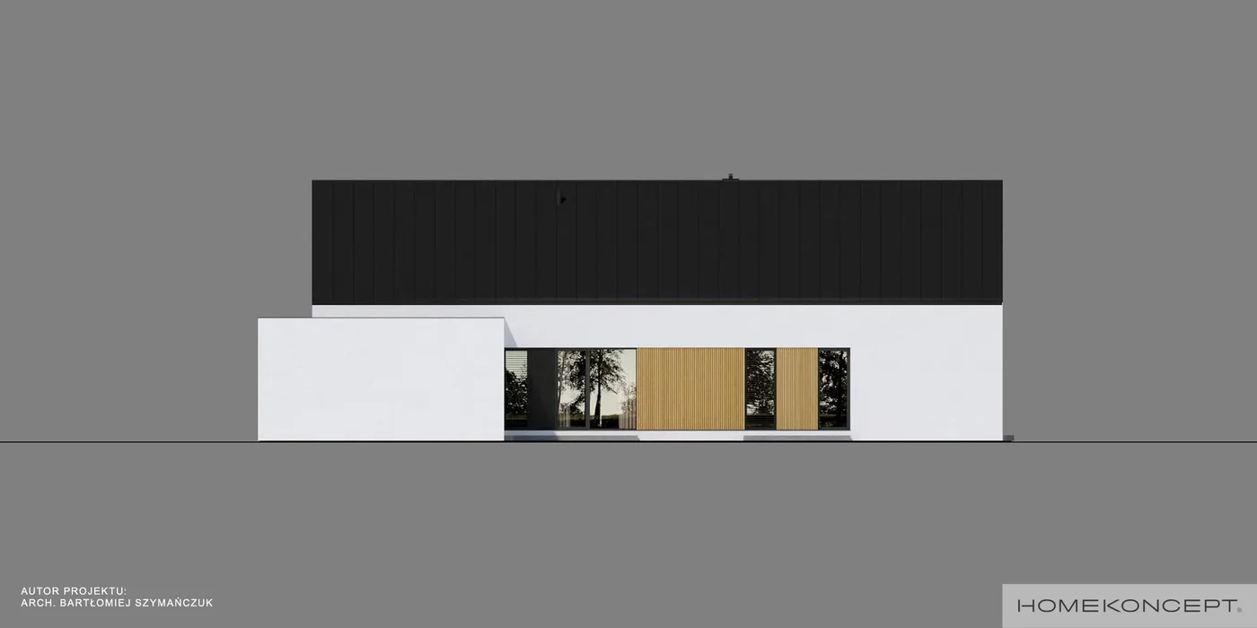 Elewacja boczna prawa