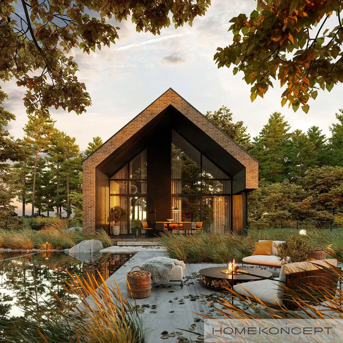 Wizualizacja HOMEKONCEPT 117 G2 wariant 03 - zdjęcie 2