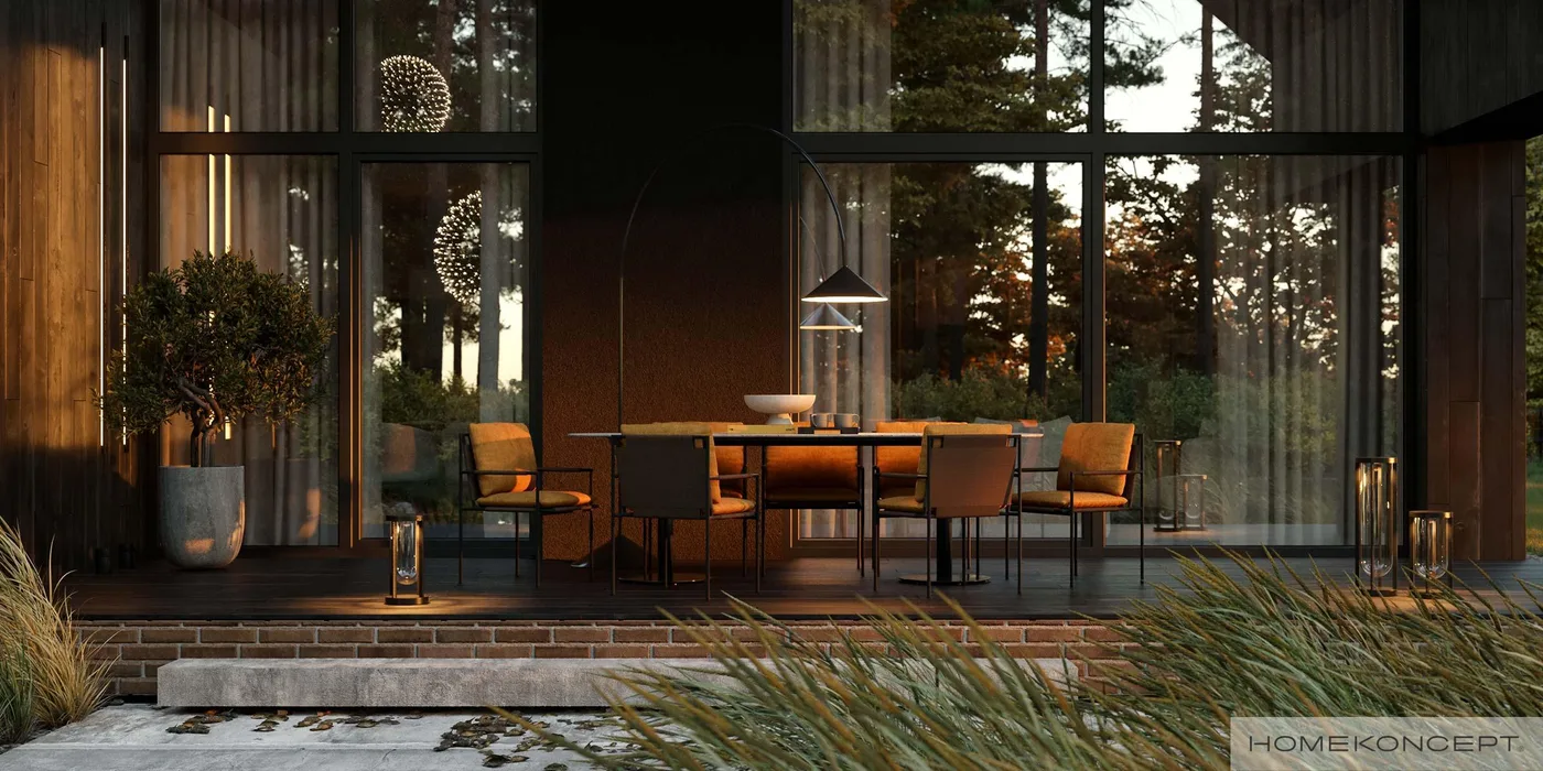 Wizualizacja HOMEKONCEPT 117 G2 wariant 03 - zdjęcie 3