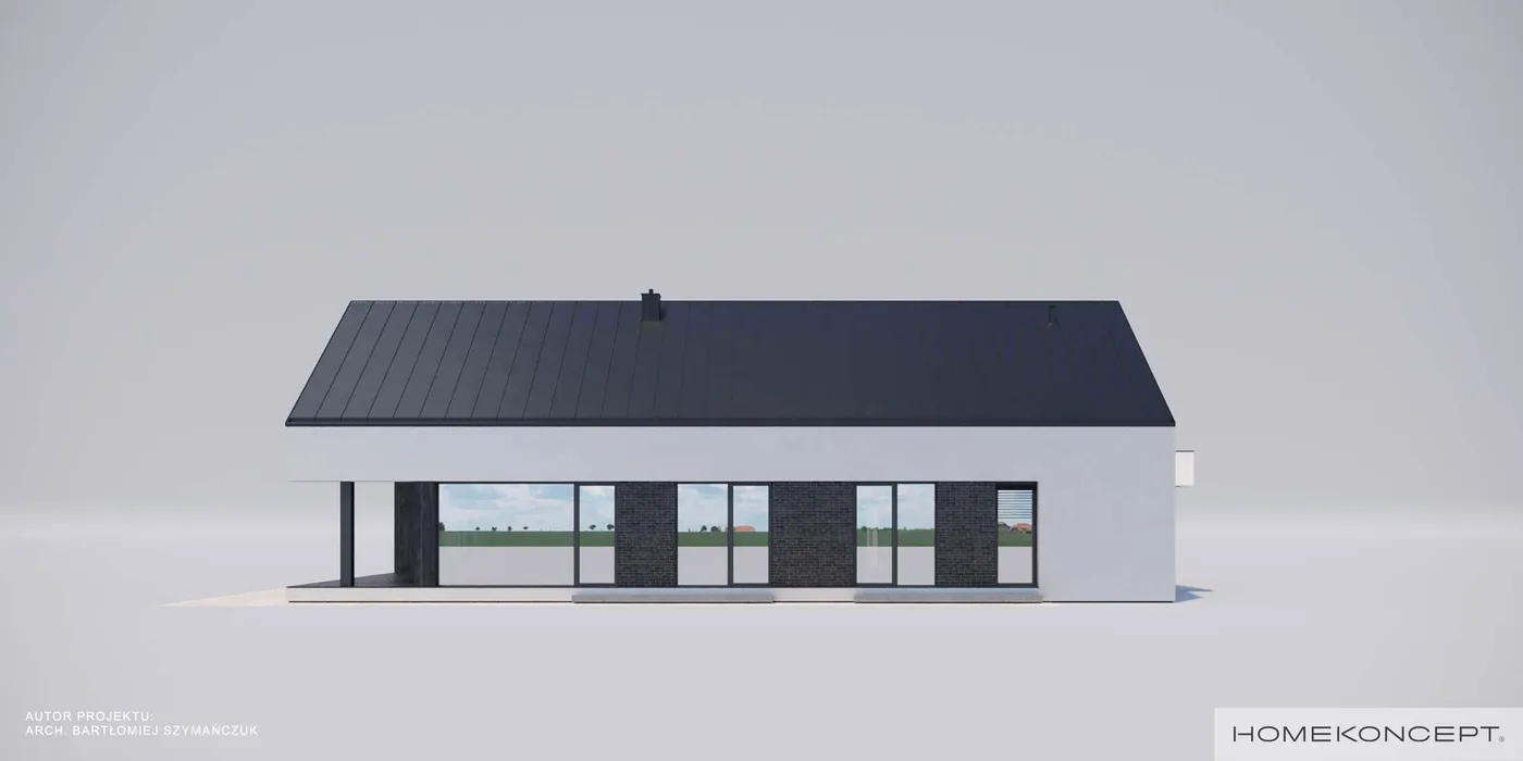 Elewacja boczna prawa