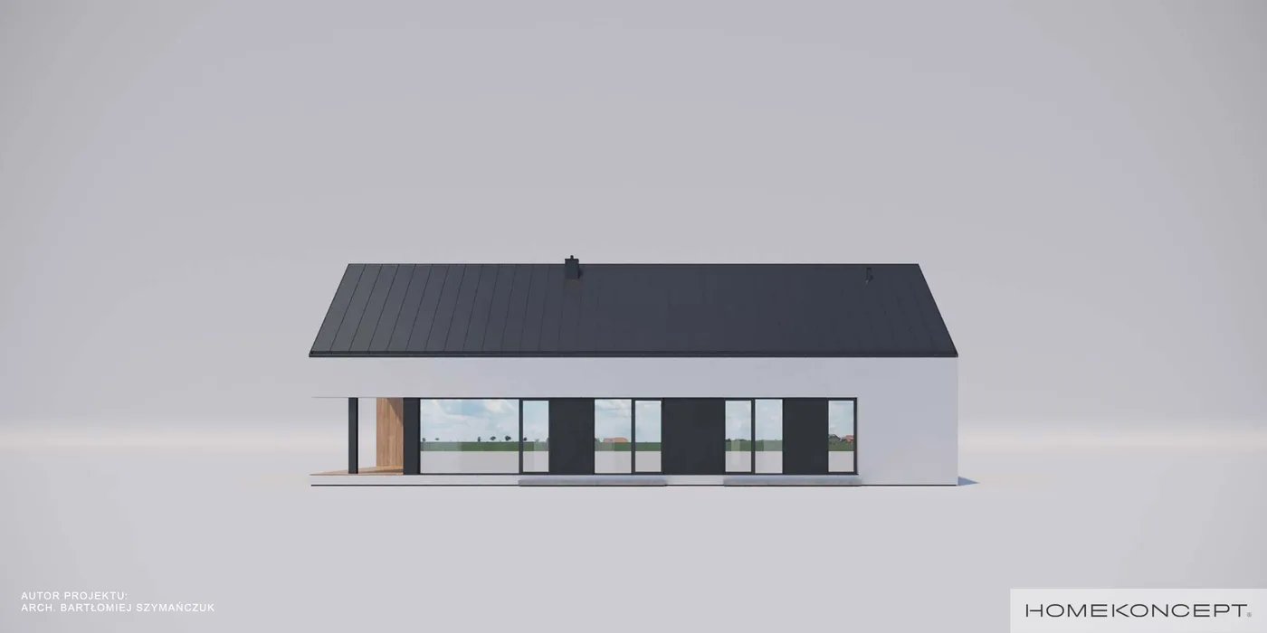 Elewacja boczna prawa