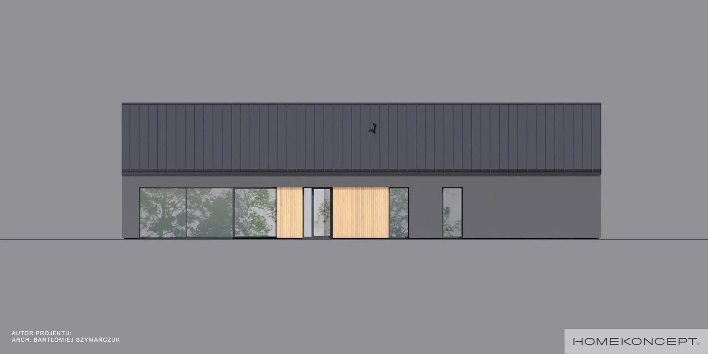 Elewacja boczna lewa