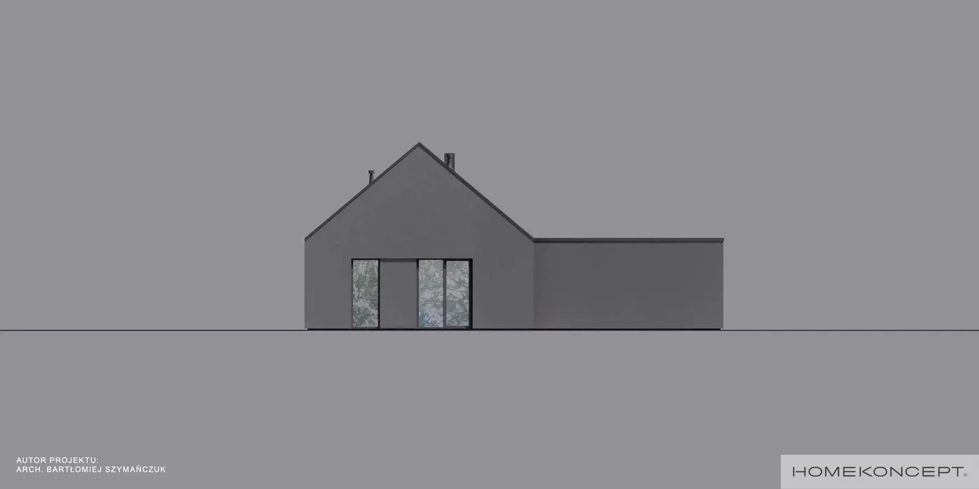 Elewacja boczna prawa