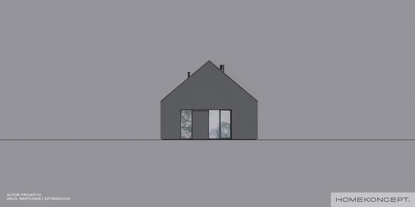 Elewacja boczna prawa