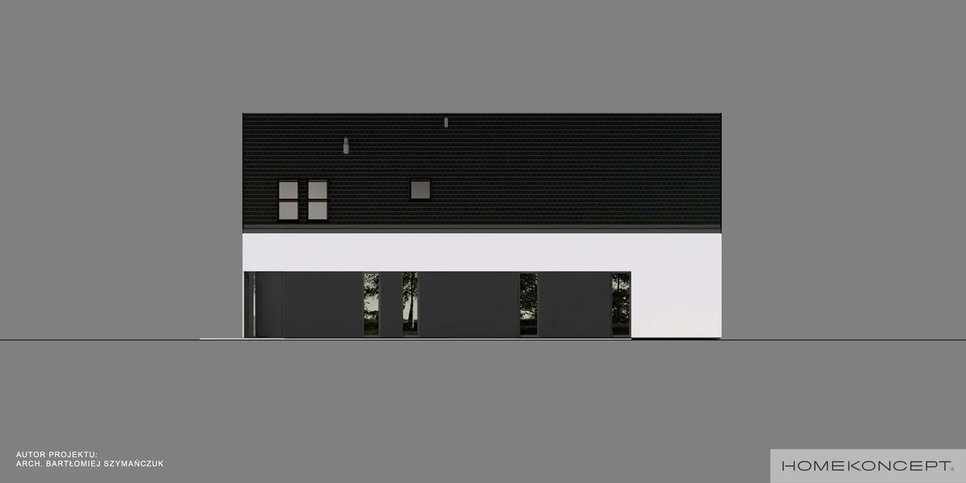 Elewacja boczna prawa