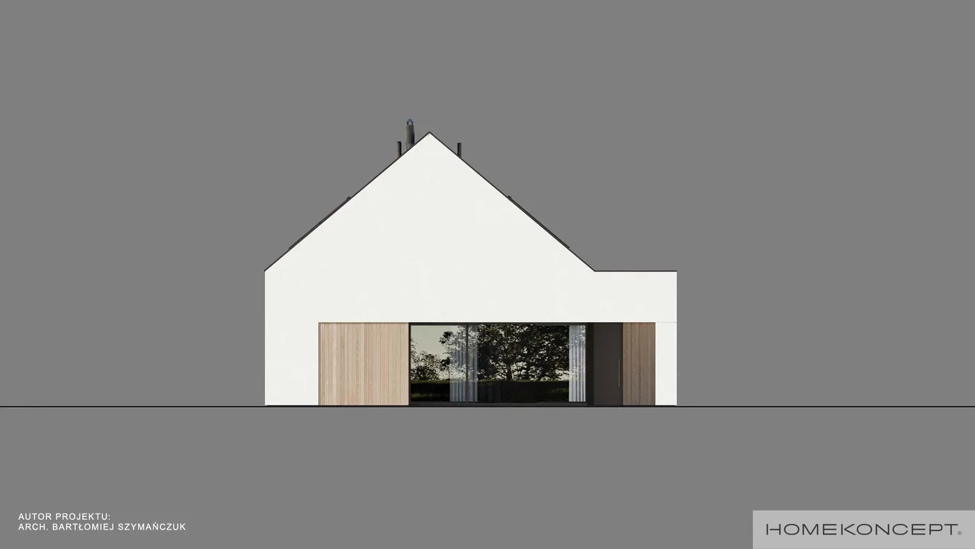 Elewacja boczna lewa