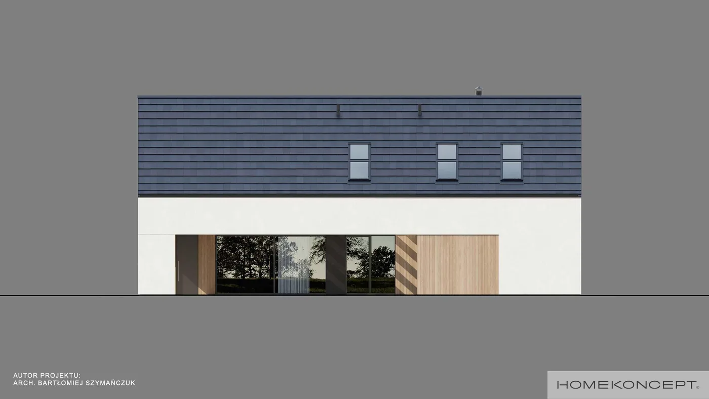 Elewacja boczna prawa