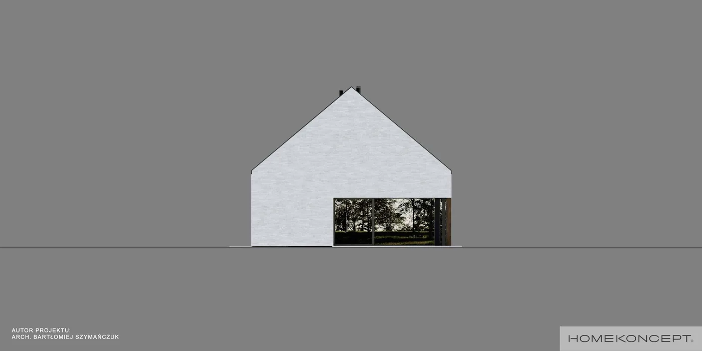 Elewacja boczna lewa