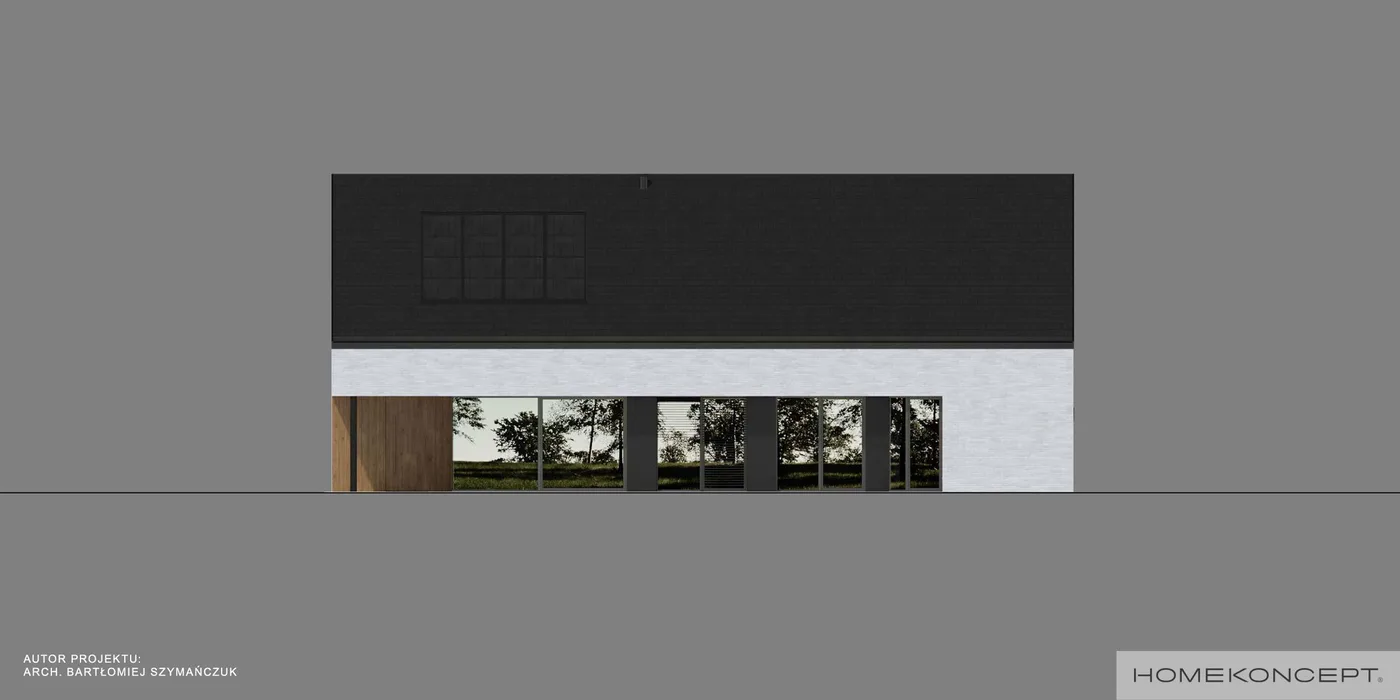 Elewacja boczna prawa