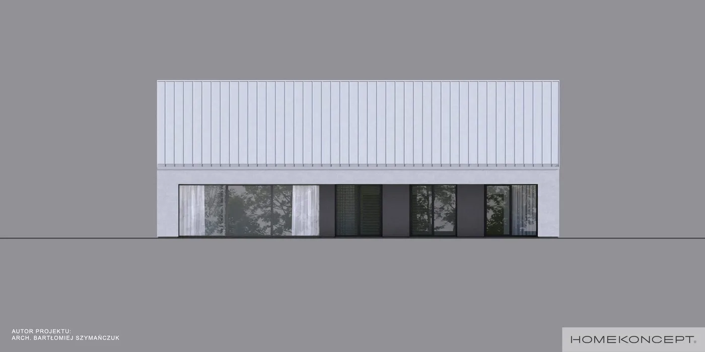 Elewacja boczna prawa