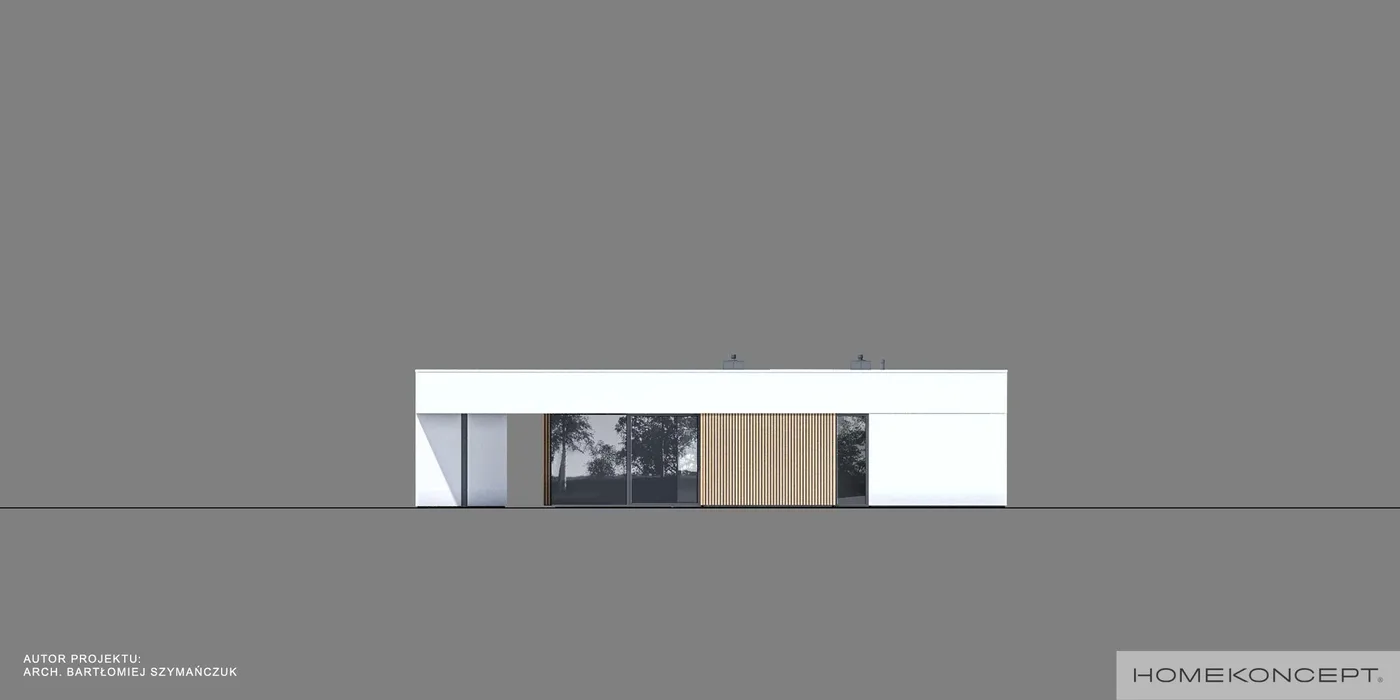 Elewacja boczna lewa