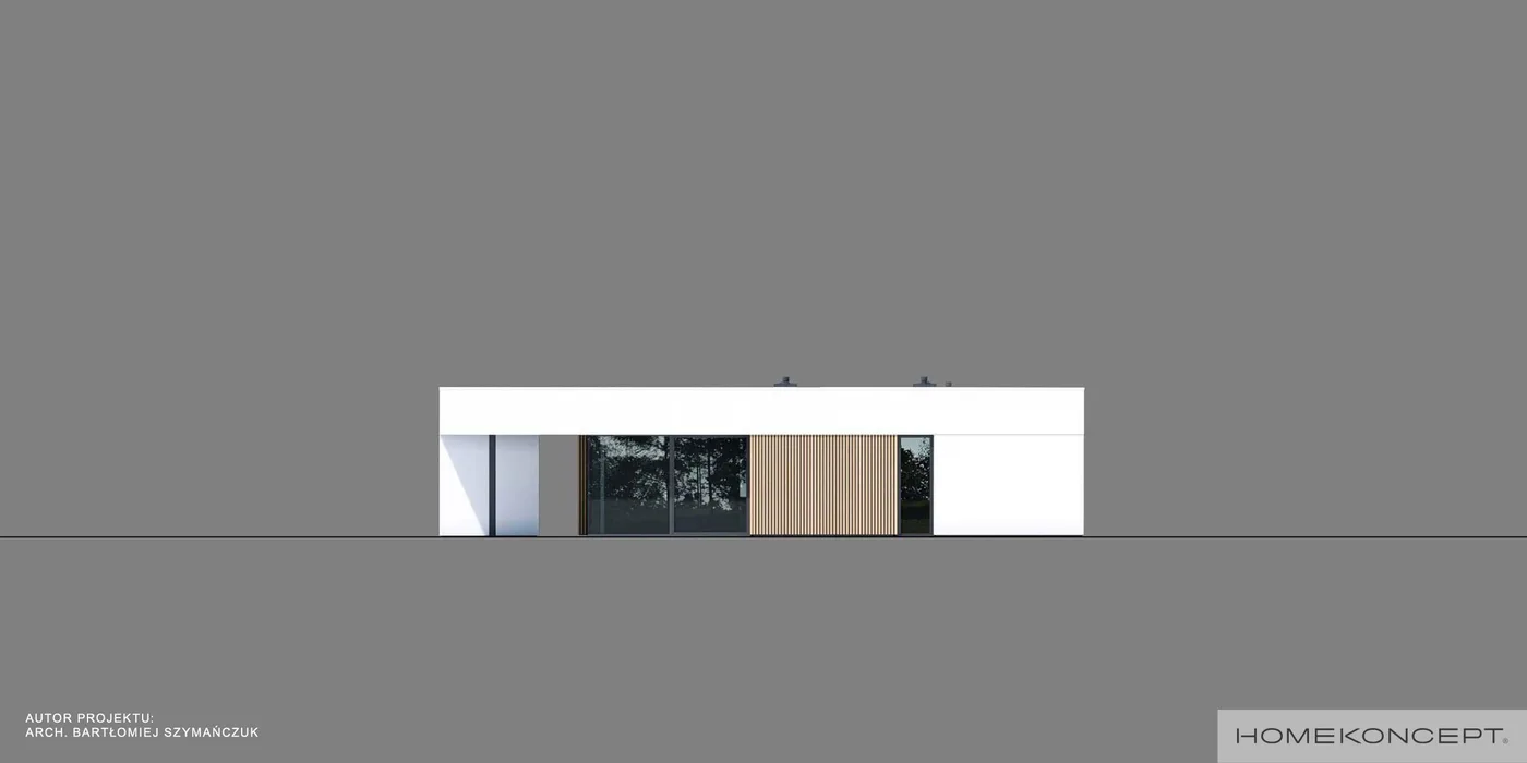 Elewacja boczna lewa