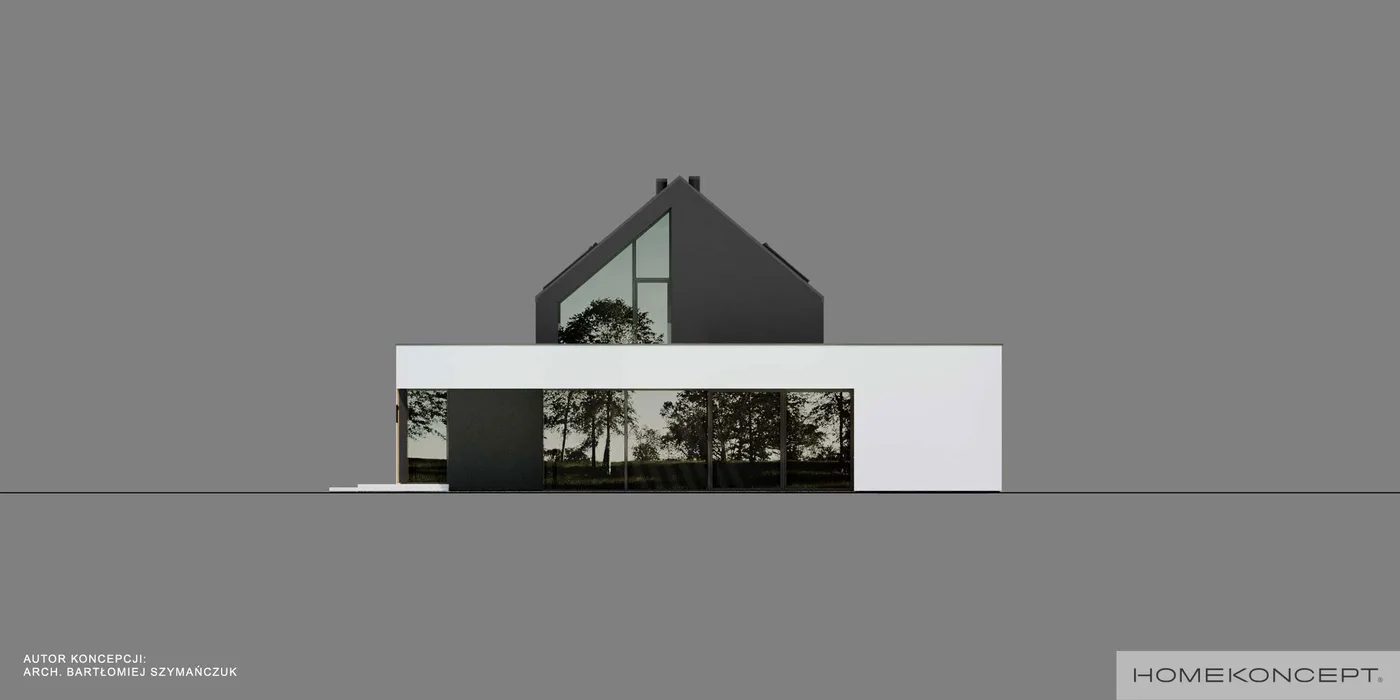 Elewacja boczna lewa