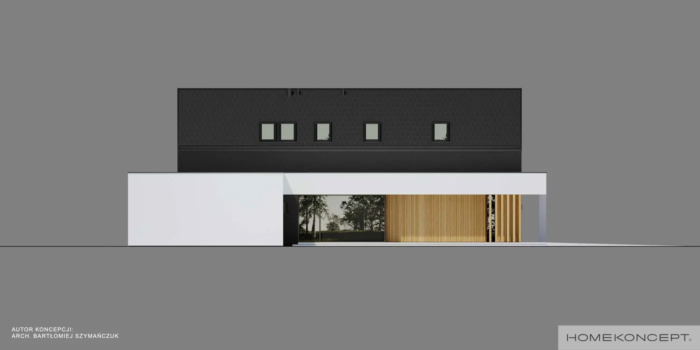 Elewacja boczna prawa