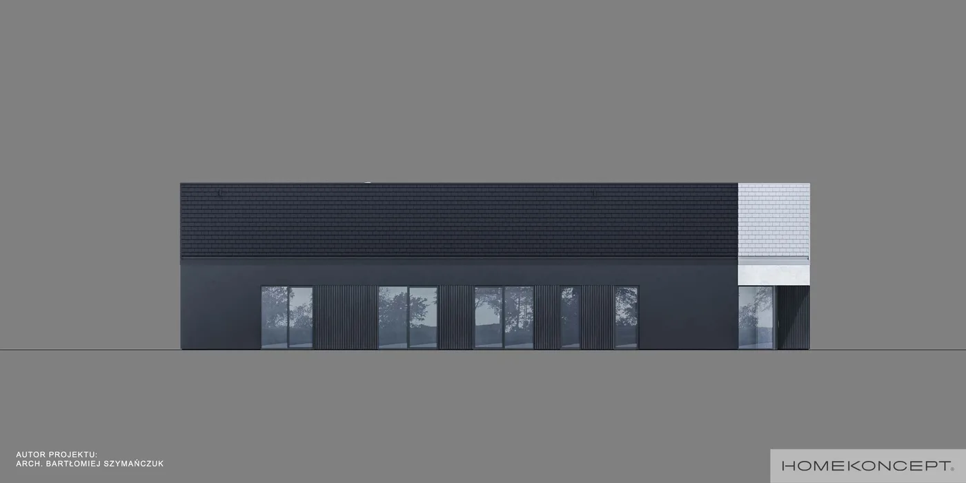 Elewacja boczna prawa