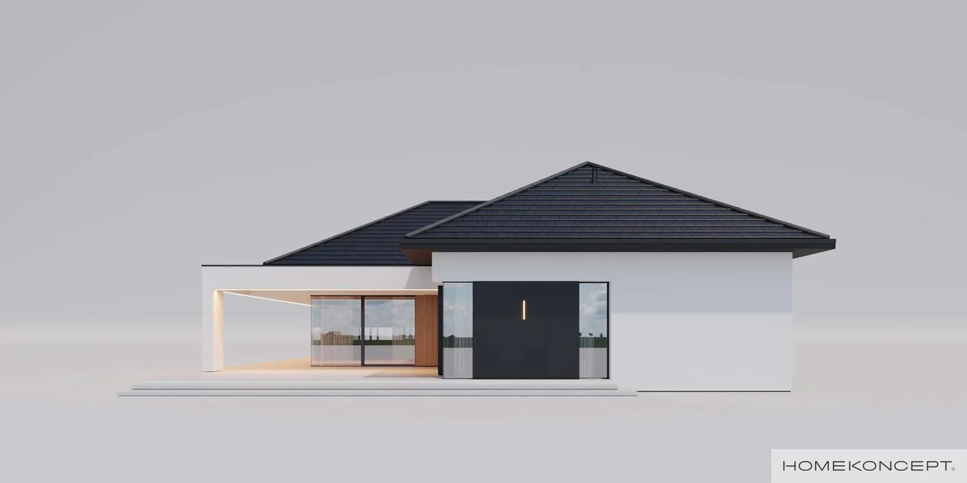 Elewacja boczna lewa