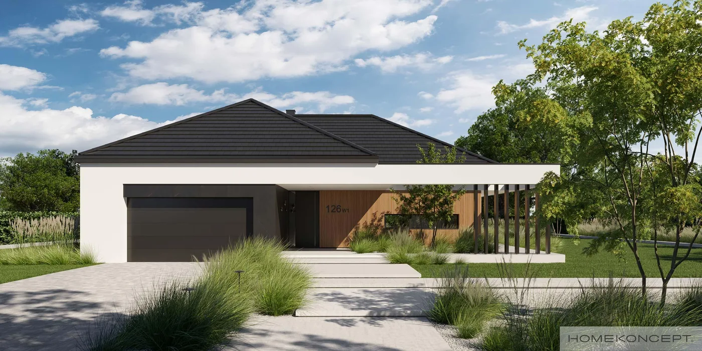 Wizualizacja HOMEKONCEPT 126 wariant 01 - zdjęcie 2