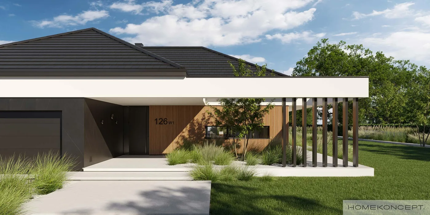 Wizualizacja HOMEKONCEPT 126 wariant 01 - zdjęcie 3