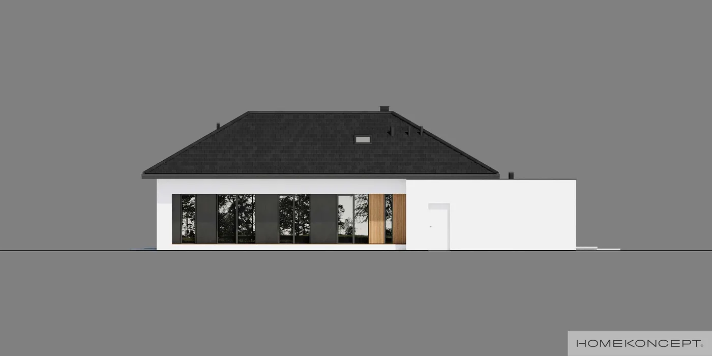 Elewacja boczna prawa