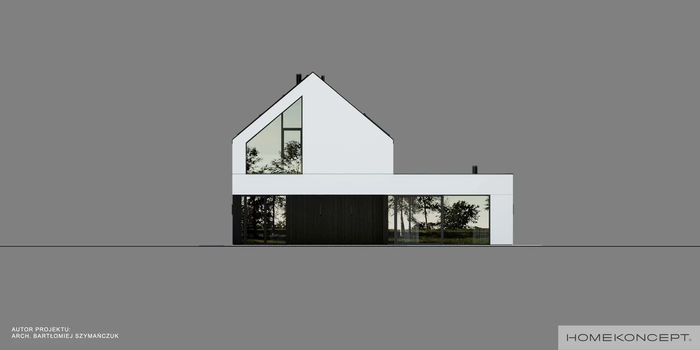 Elewacja boczna lewa