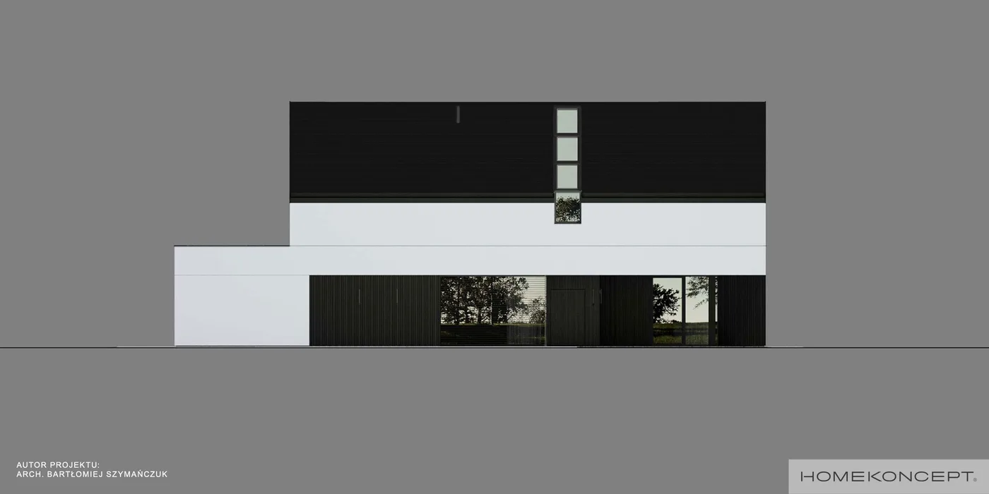 Elewacja boczna prawa