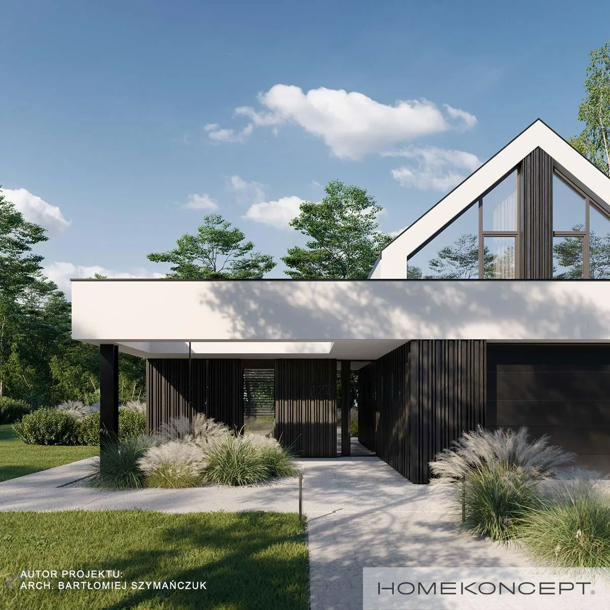 Wizualizacja HOMEKONCEPT 127 - zdjęcie 3
