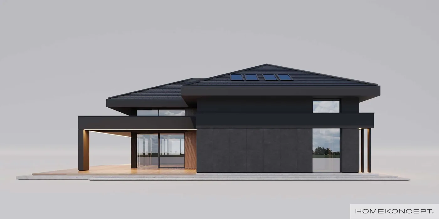 Elewacja boczna lewa