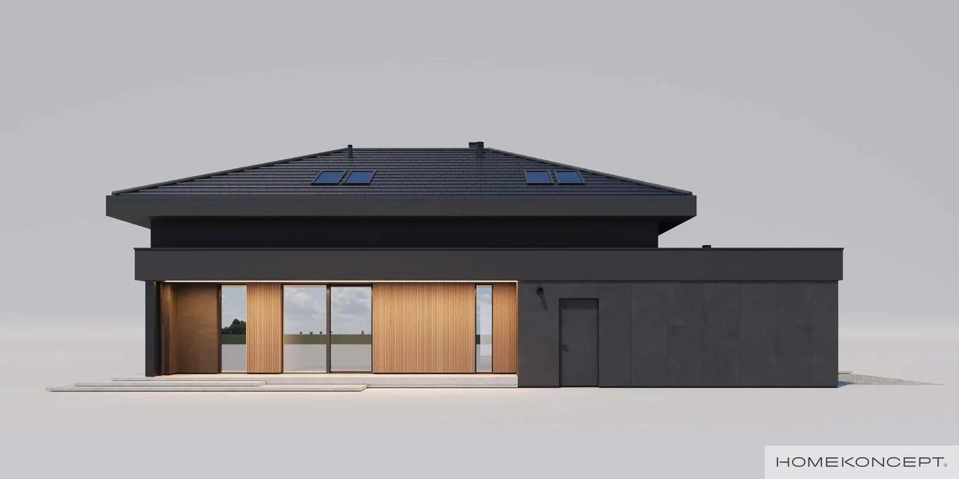 Elewacja boczna prawa