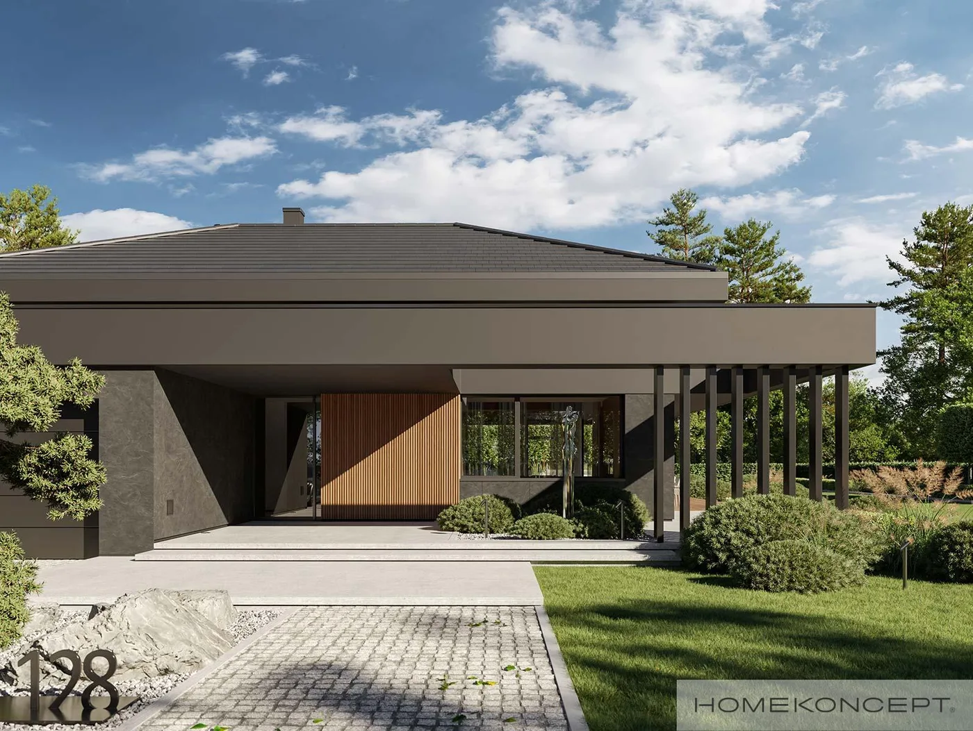 Wizualizacja HOMEKONCEPT 128 - zdjęcie 3