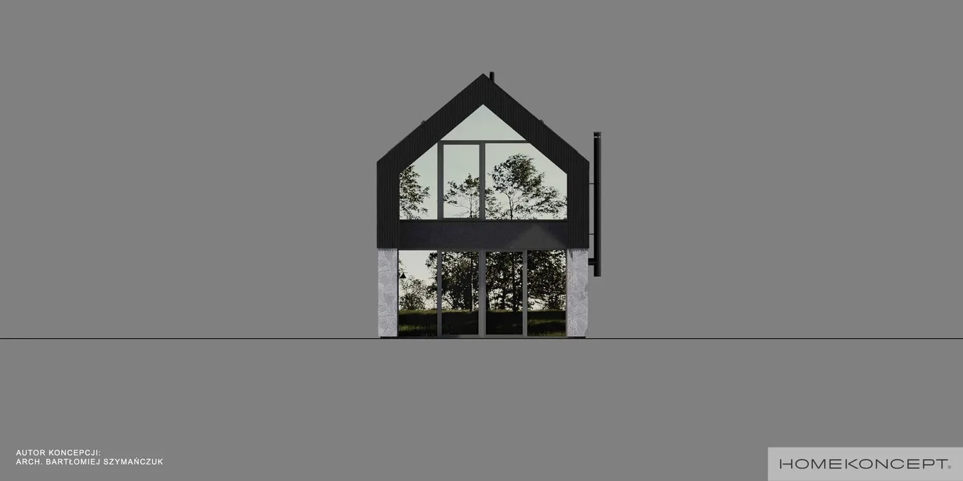 Elewacja boczna lewa