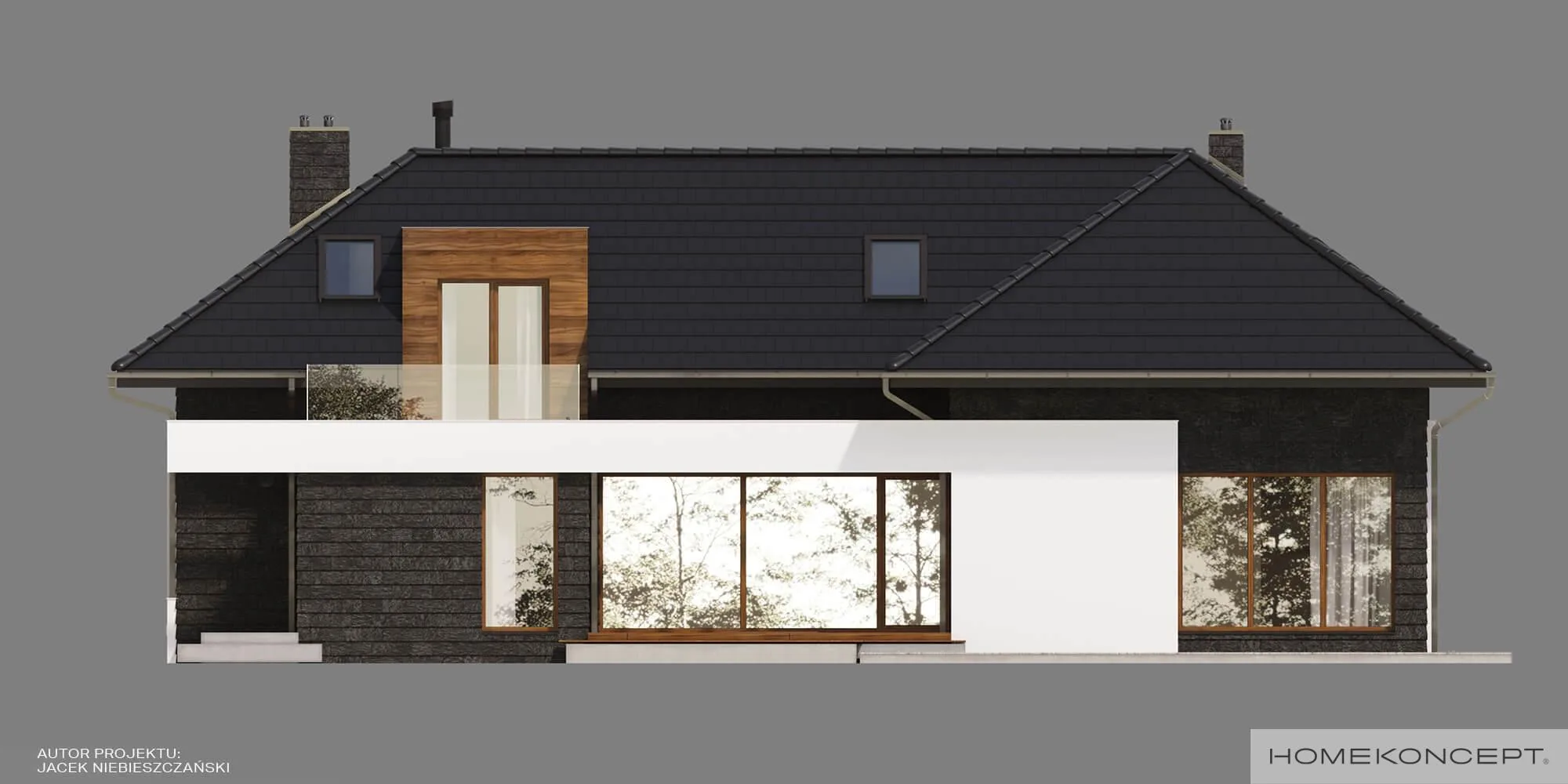 Elewacja boczna lewa