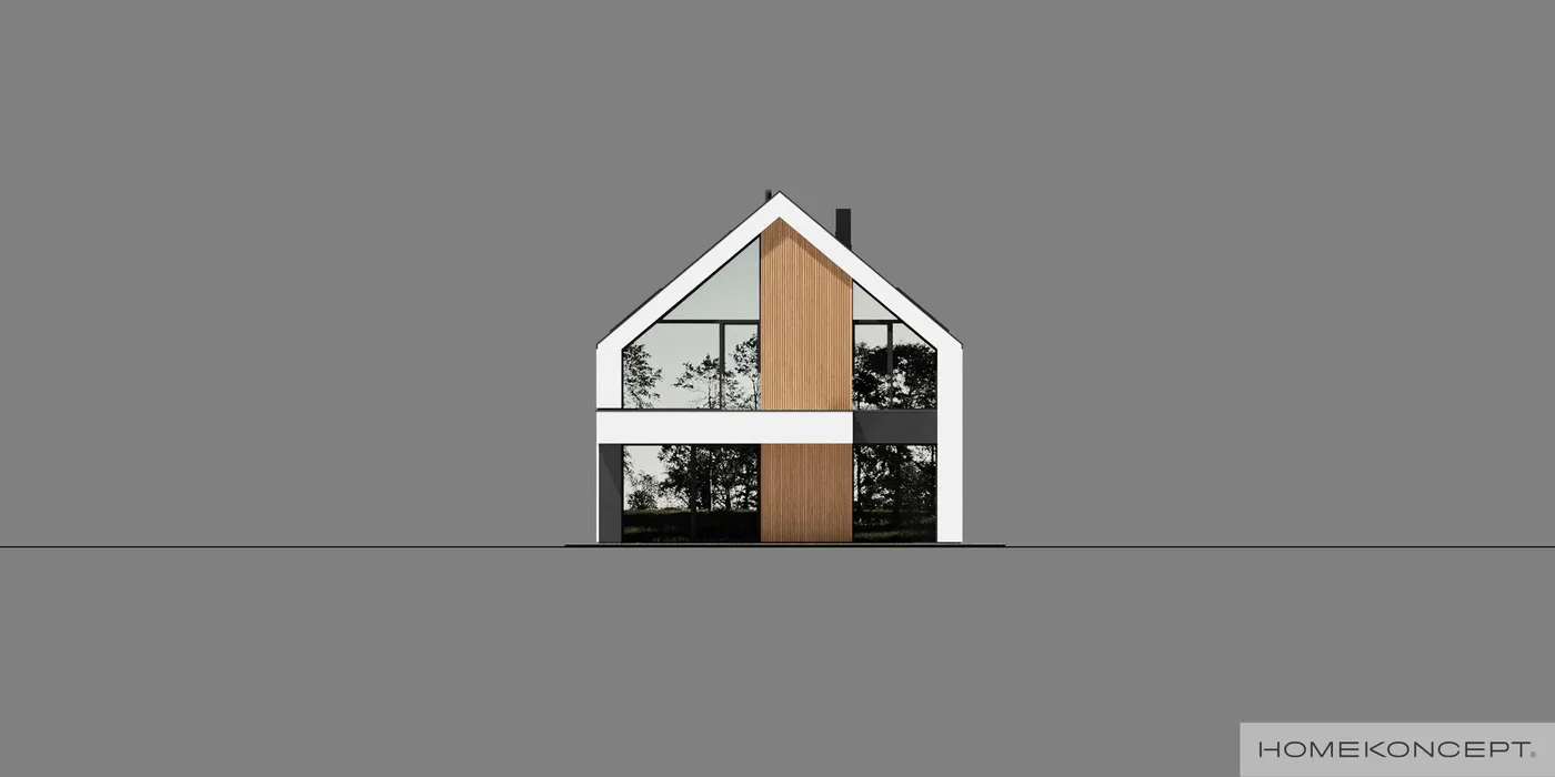 Elewacja boczna lewa