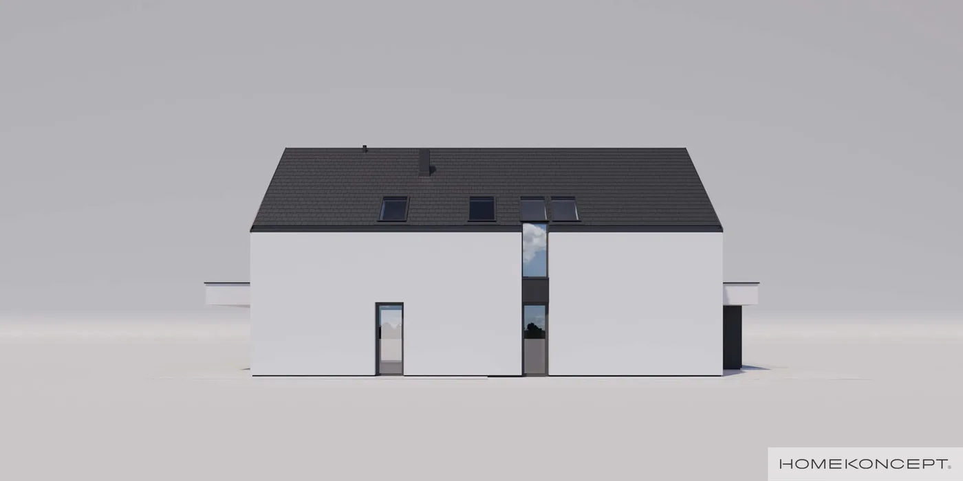 Elewacja boczna prawa